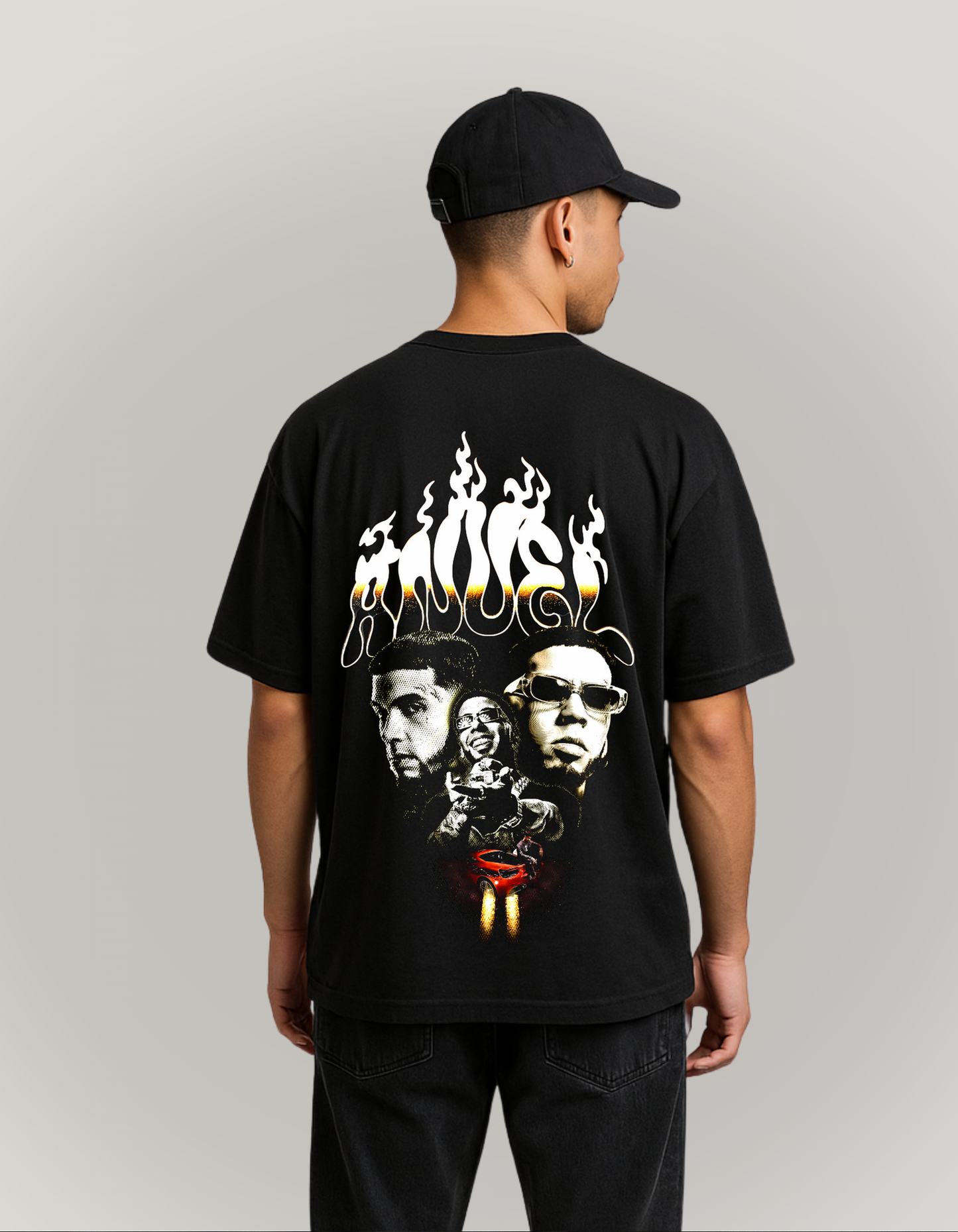 T-Shirt – Anuel (Blanco y Negro)